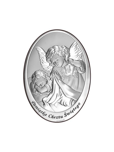 Obrazek Aniołek z latarenką nad dzieciątkiem 6561/1X, 7x9