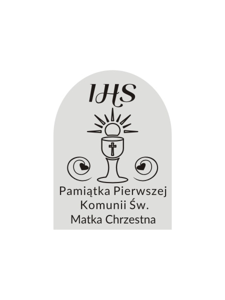 Grawer Pamiątka Pierwszej Komunii Świętej G5A, 4x6