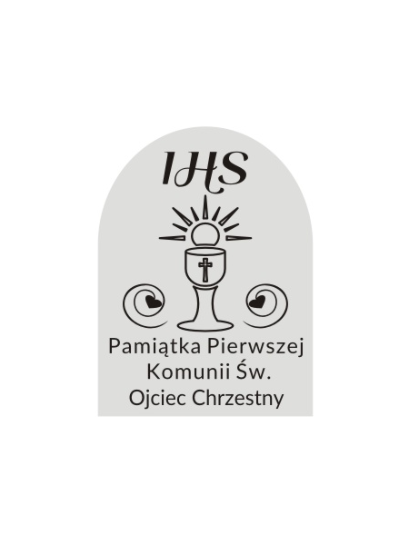 Grawer Pamiątka Pierwszej Komunii Świętej G5B, 4x6