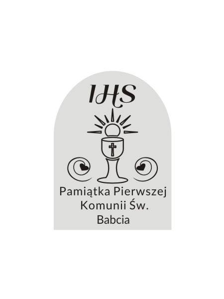 Grawer Pamiątka Pierwszej Komunii Świętej G5D, 4x6