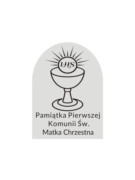 Grawer Pamiątka Pierwszej Komunii Świętej G6A, 4x6