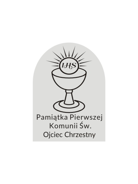 Grawer Pamiątka Pierwszej Komunii Świętej G6B, 4x6