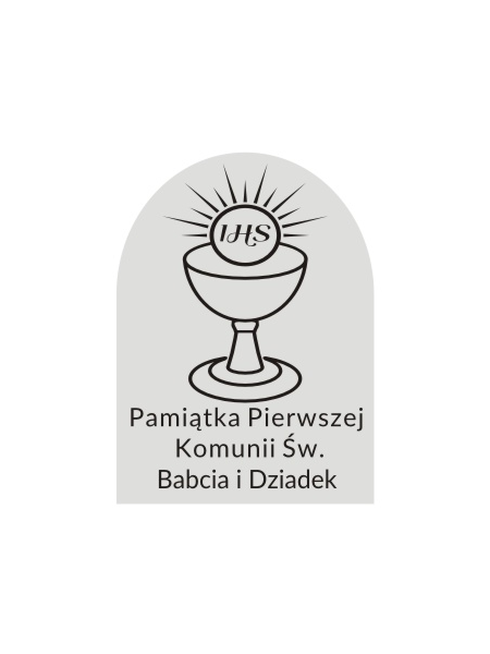 Grawer Pamiątka Pierwszej Komunii Świętej G6C, 4x6