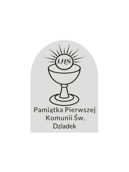 Grawer Pamiątka Pierwszej Komunii Świętej G6E, 4x6