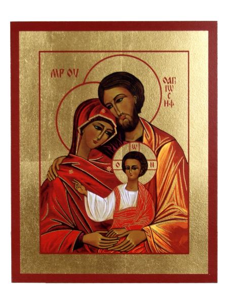 Ikona Złocona Święta Rodzina IK B-01