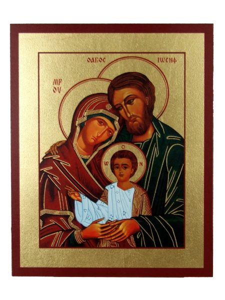 Ikona Złocona Święta Rodzina IK B-03