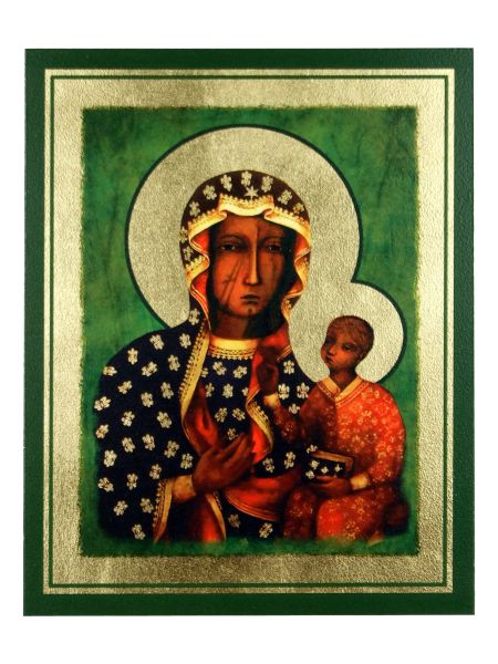 Ikona Złocona Matka Boża Częstochowska IK B-08