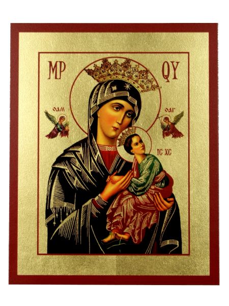 Ikona Złocona Matka Boska Nieustającej Pomocy IK B-10