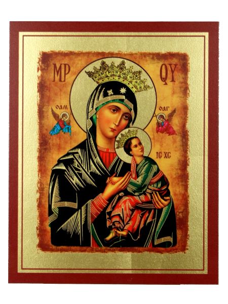 Ikona Złocona Matka Boska Nieustającej Pomocy IK C-11