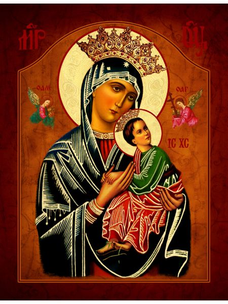 Ikona Prosta Matka Boża Częstochowska IKPC-11, 20x25