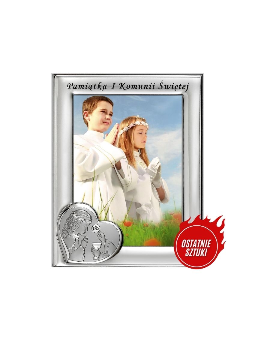*Ramka na zdjęcie Pamiątka Pierwszej Komunii Świętej 1165N/3BA, foto 9x13