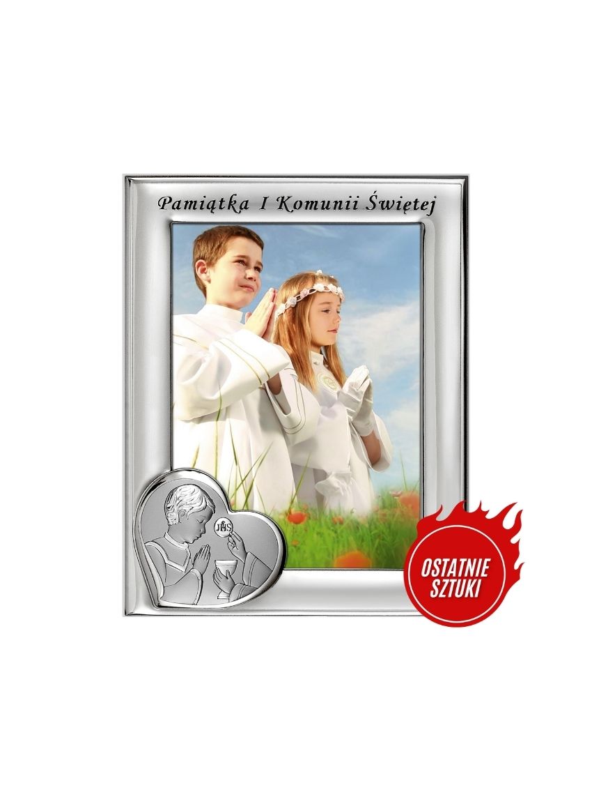*Ramka na zdjęcie Pamiątka Pierwszej Komunii Świętej 1165N/3BO, foto 9x13