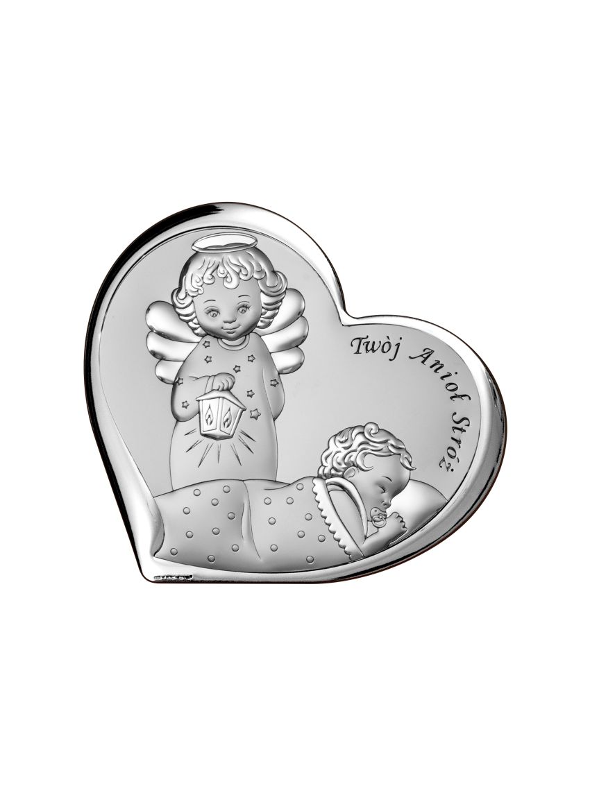 Obrazek Aniołek z latarenką nad dzieciątkiem 6549/1, 8x7