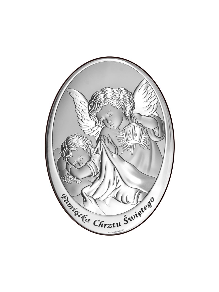 Obrazek Aniołek z latarenką nad dzieciątkiem 6561/1X, 7x9