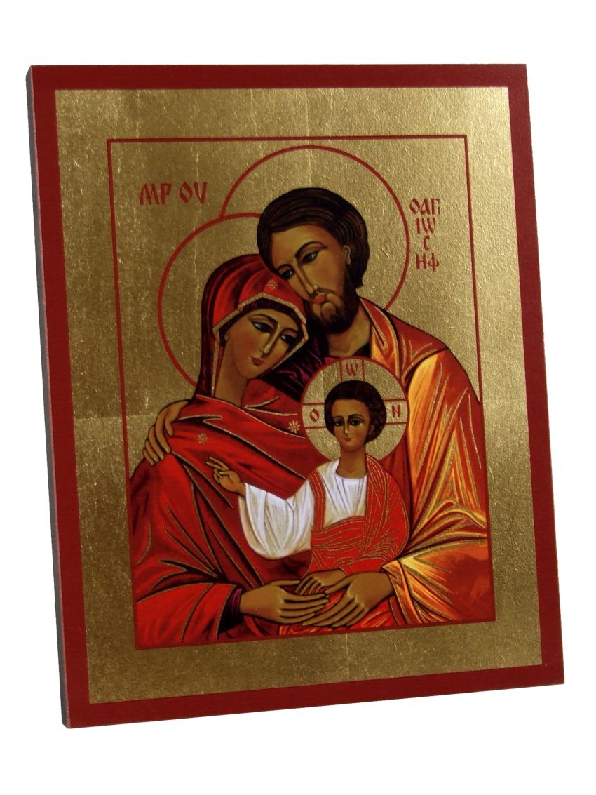 Ikona Złocona Święta Rodzina IK B-01