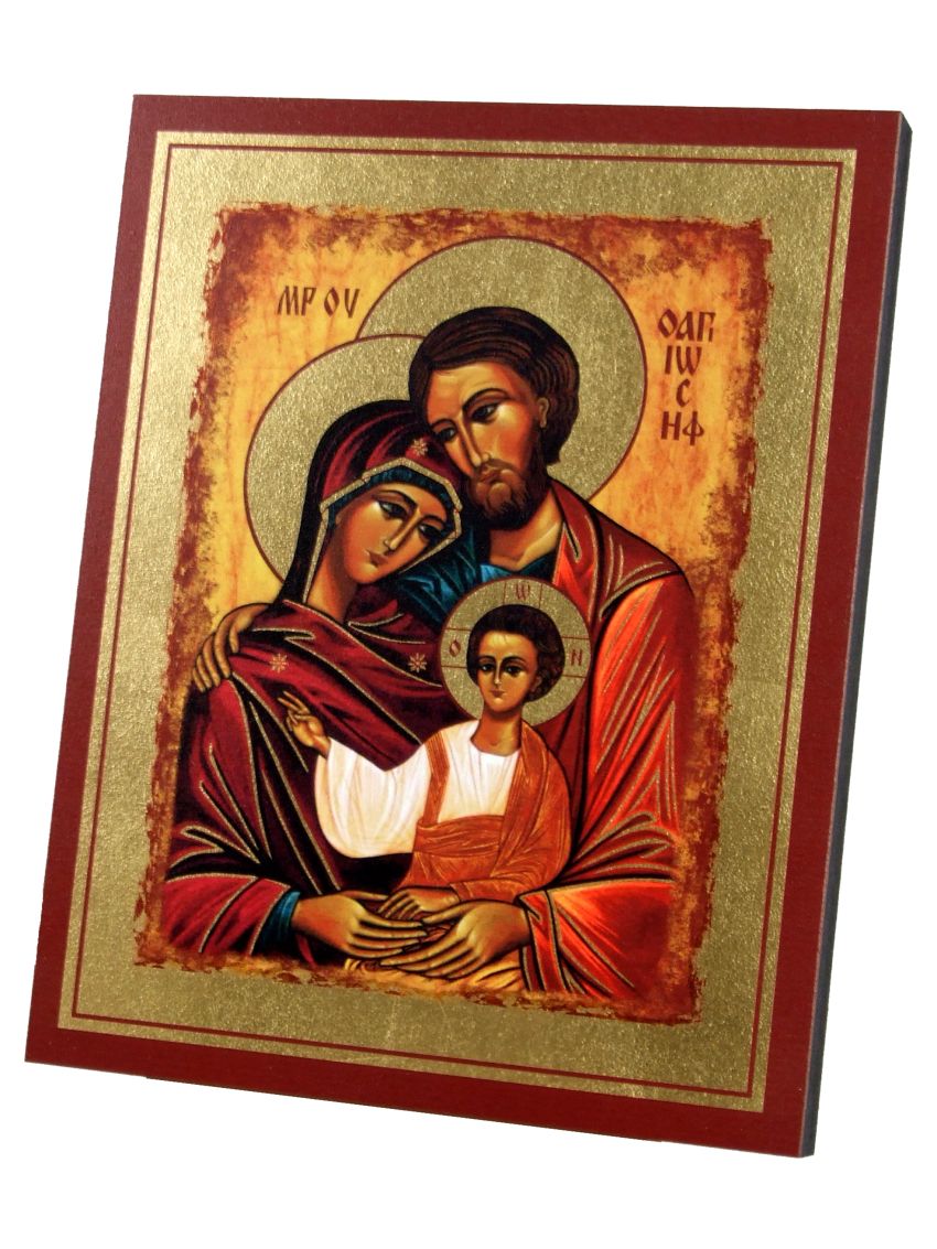 Ikona Złocona Święta Rodzina IK A-05
