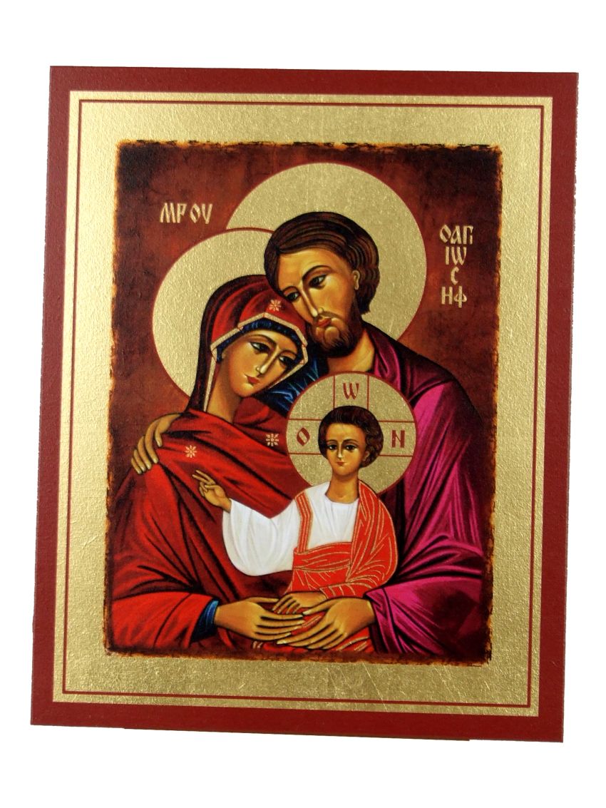 Ikona Złocona Święta Rodzina IK A-06