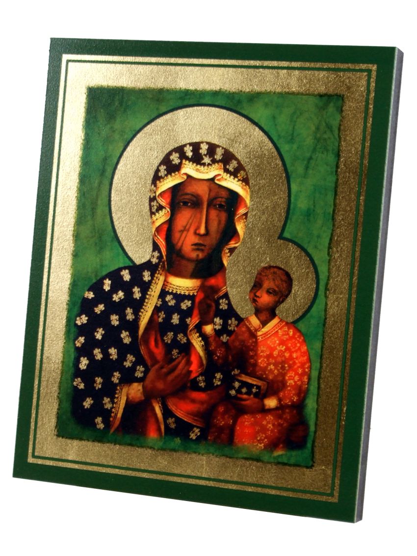 Ikona Złocona Matka Boża Częstochowska IK A-08