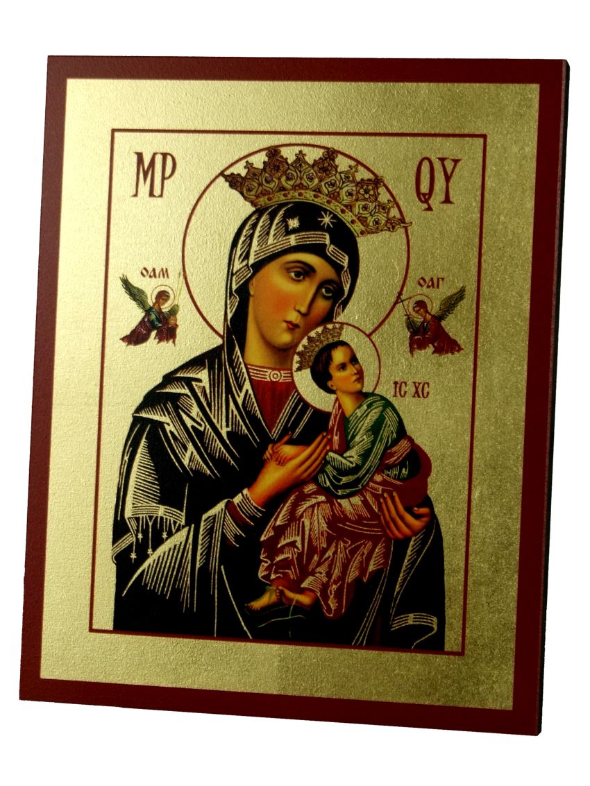 Ikona Złocona Matka Boska Nieustającej Pomocy IK A-10