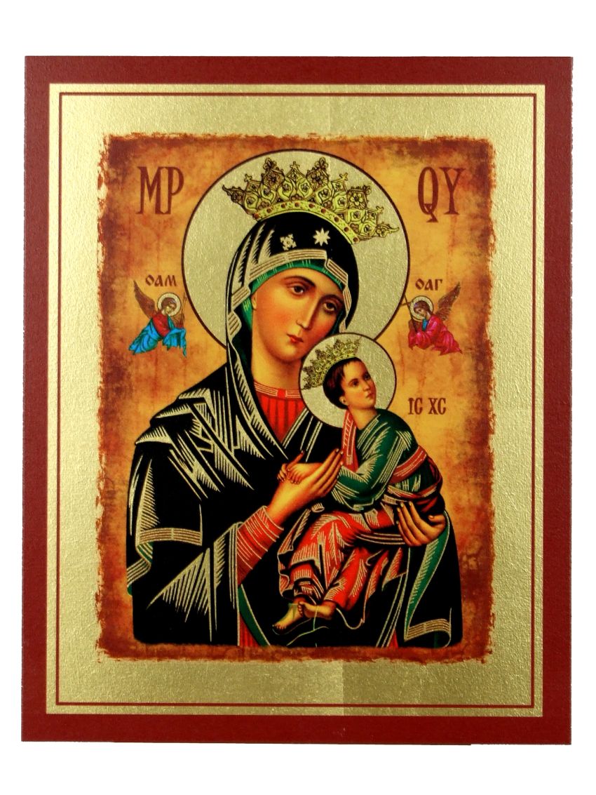 Ikona Złocona Matka Boska Nieustającej Pomocy IK C-11