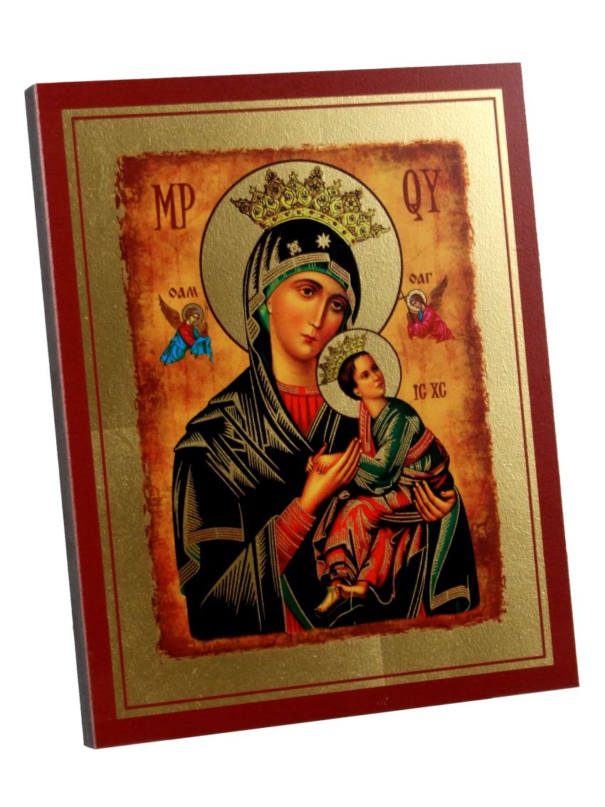 Ikona Złocona Matka Boska Nieustającej Pomocy IK C-11